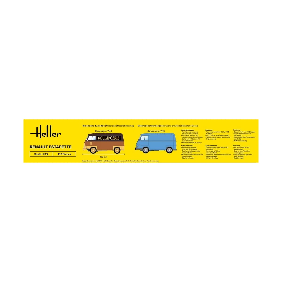 Renault Estafette, 1/24 - Heller 80743