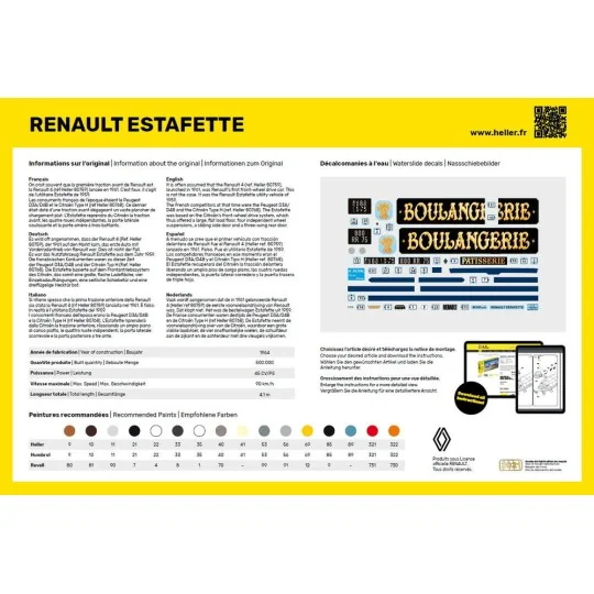 Renault Estafette, 1/24 - Heller 80743