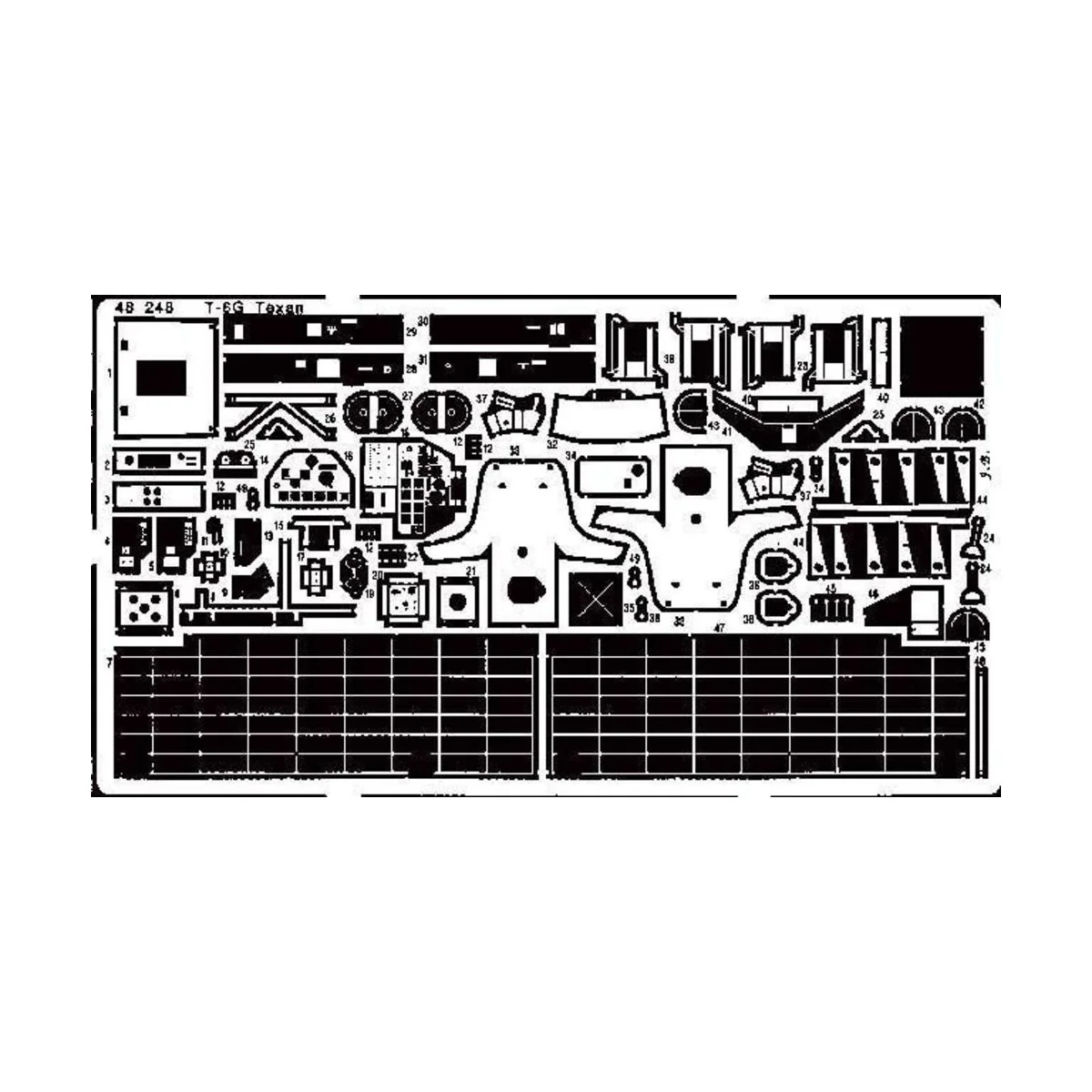 T-6G Texan, 1/48 - Eduard Accessories 48248