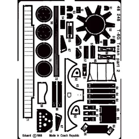 T-6G Texan, 1/48 - Eduard Accessories 48248