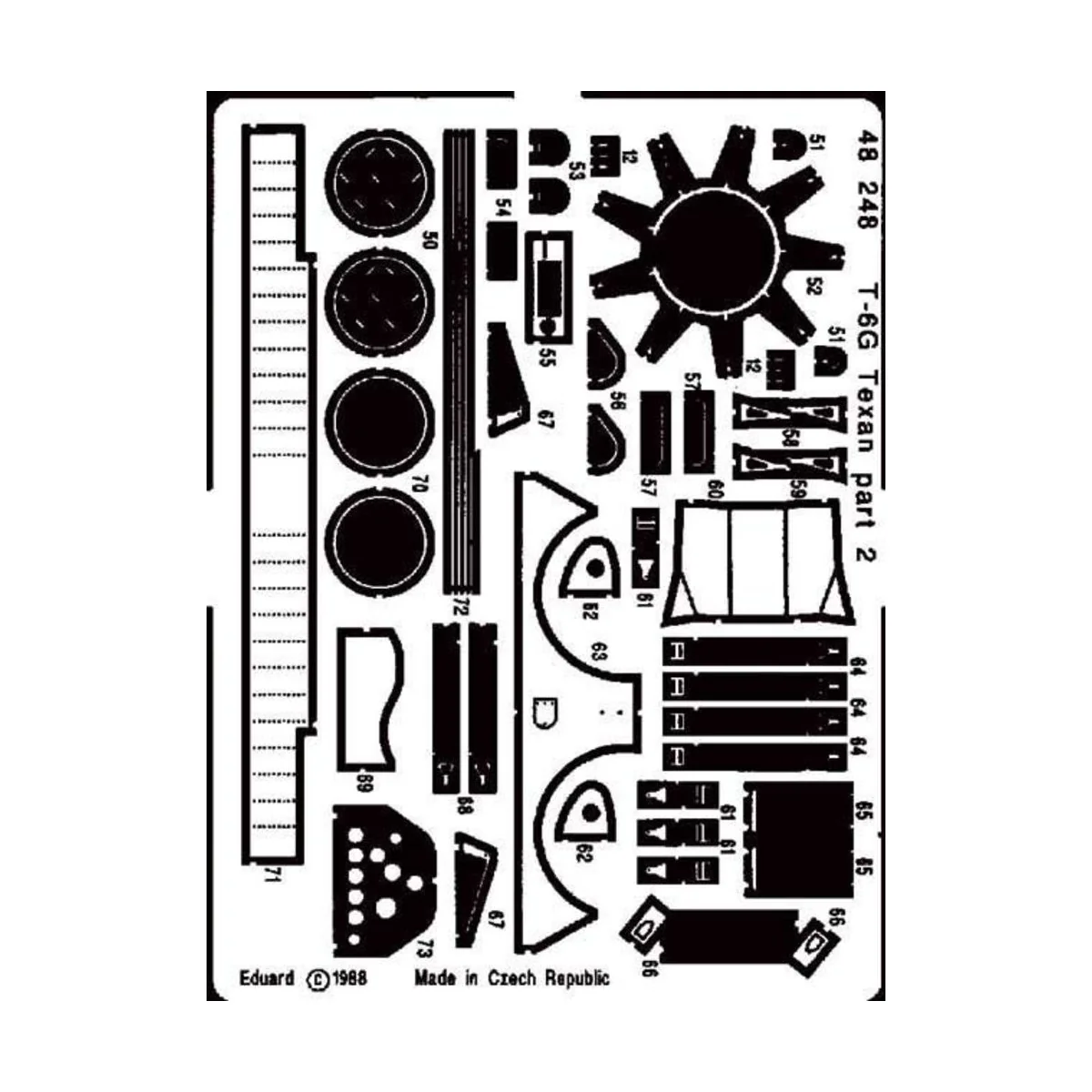 T-6G Texan, 1/48 - Eduard Accessories 48248
