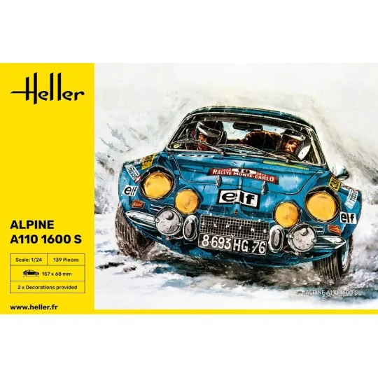 Alpine A110 (1600S), 1/24 - Heller 80745
