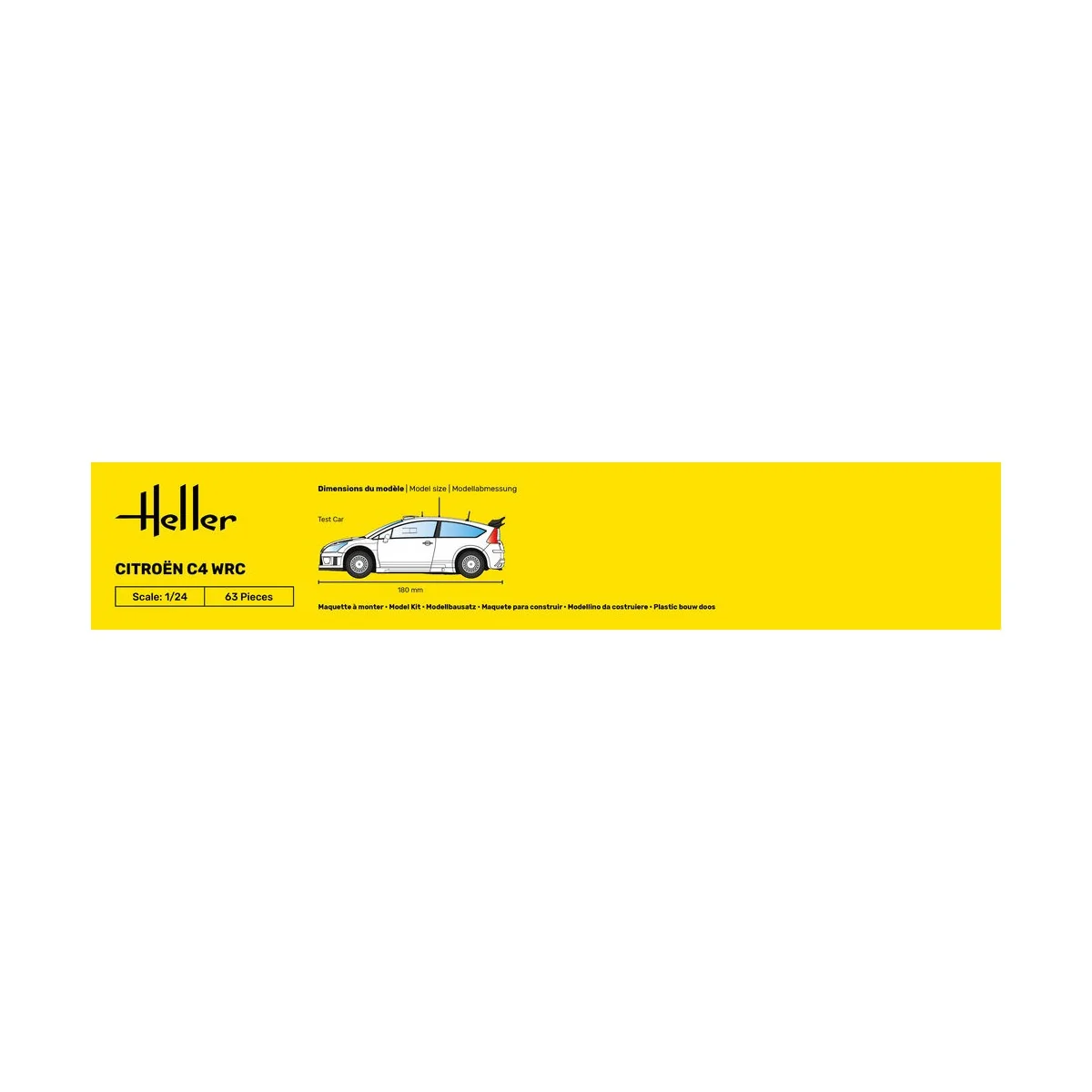 Citroen C4 WRC, 1/24 - Heller 80756