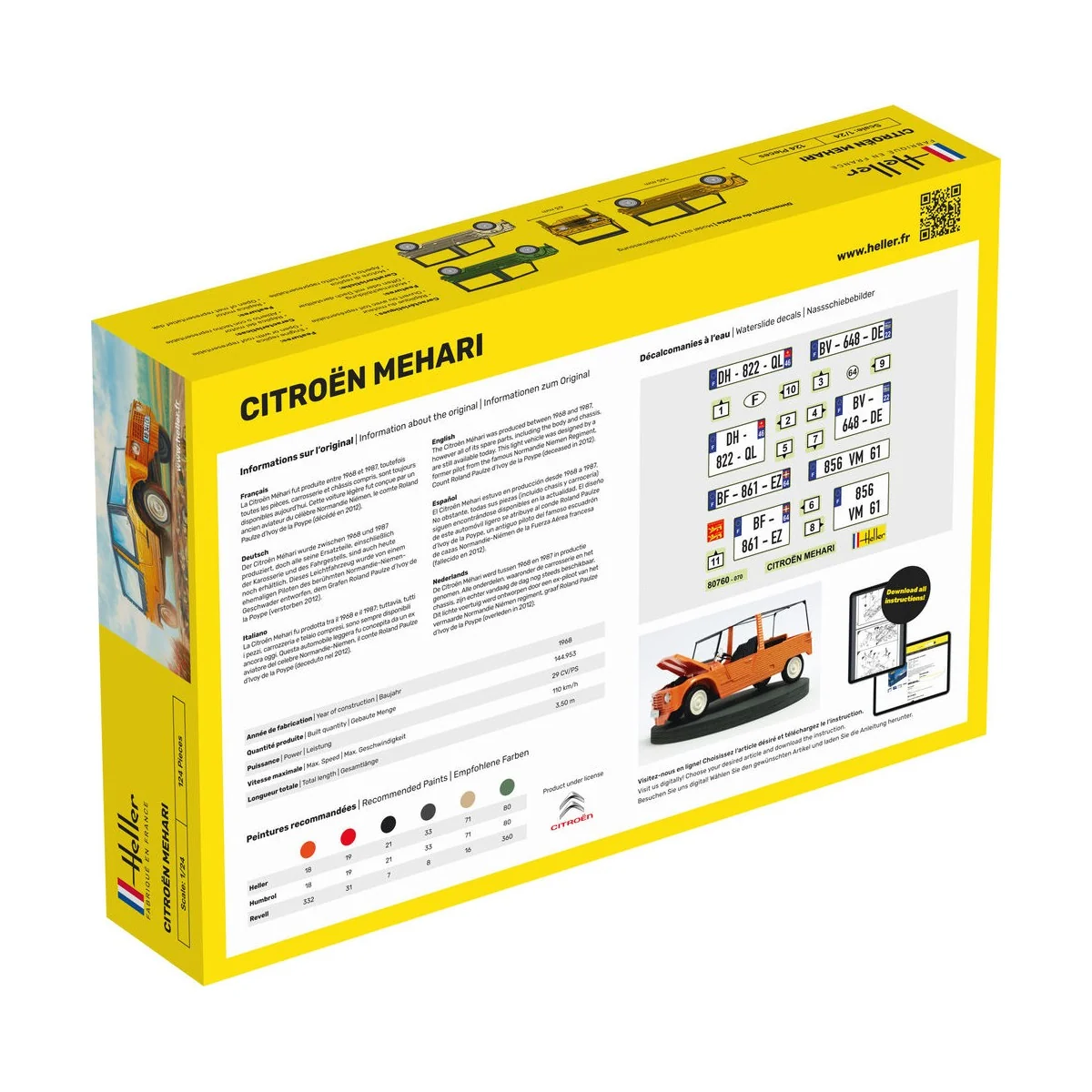 Citroen Mehari, 1/24 - Heller 80760