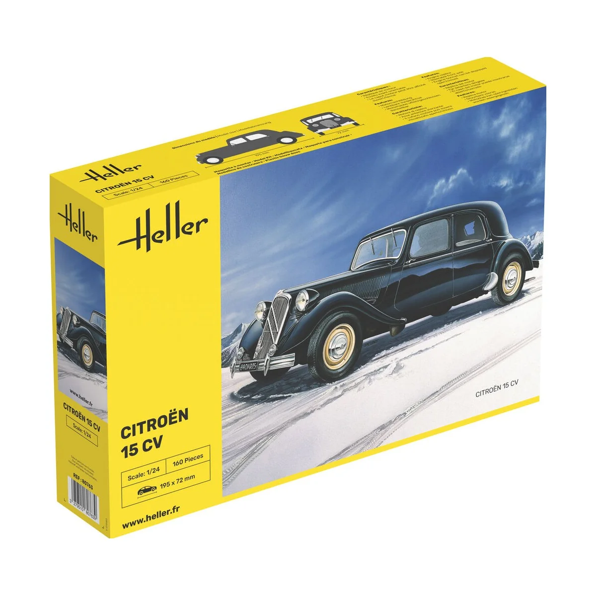 Citroen 15 CV, 1/24 - Heller 80763