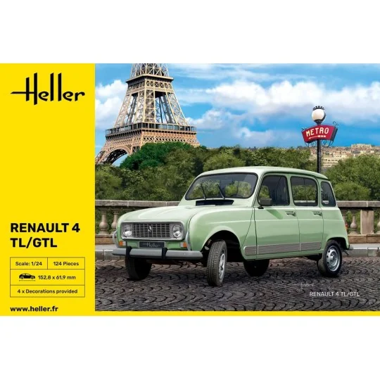 Renault 4TL/GTL, 1/24 - Heller 80759