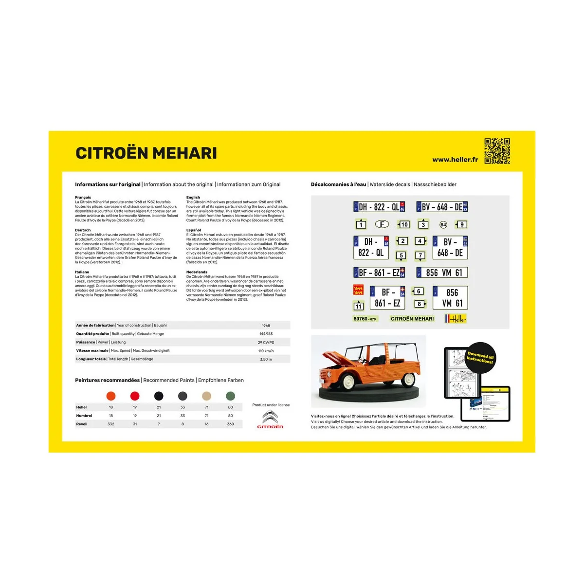 Citroen Mehari, 1/24 - Heller 80760