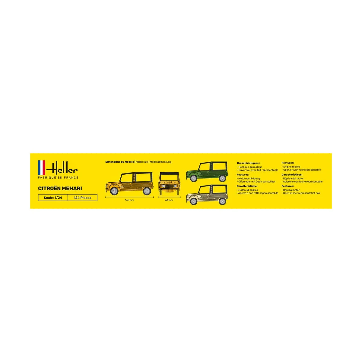 Citroen Mehari, 1/24 - Heller 80760