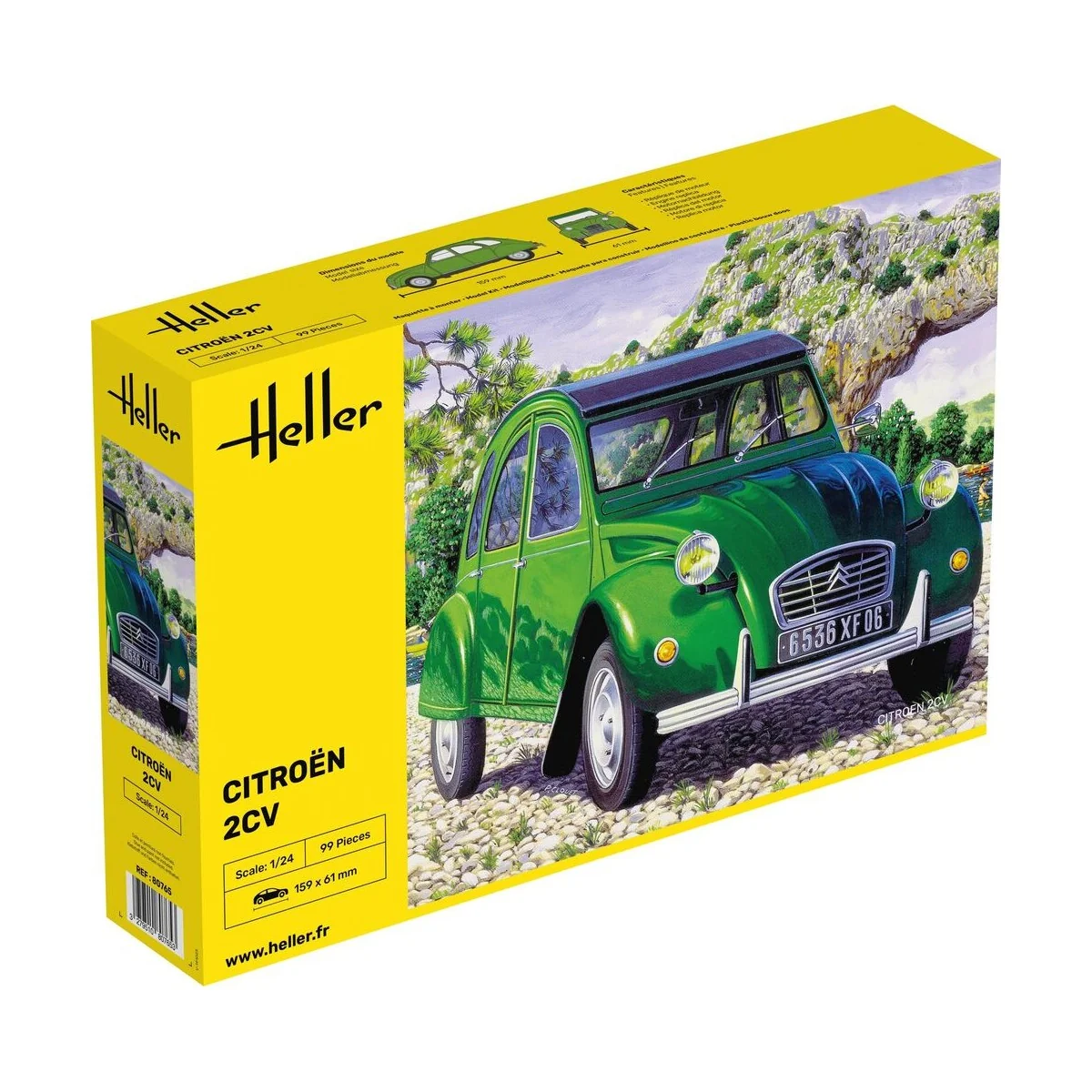 Citroen 2 CV, 1/24 - Heller 80765