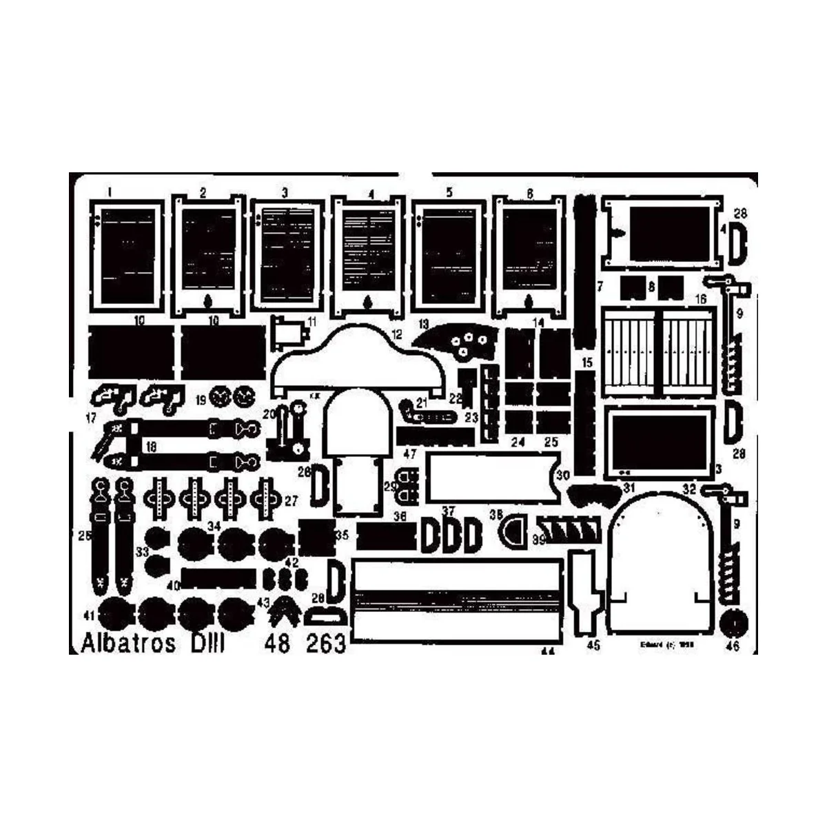 Albatros D.III - Eduard Accessories 48263