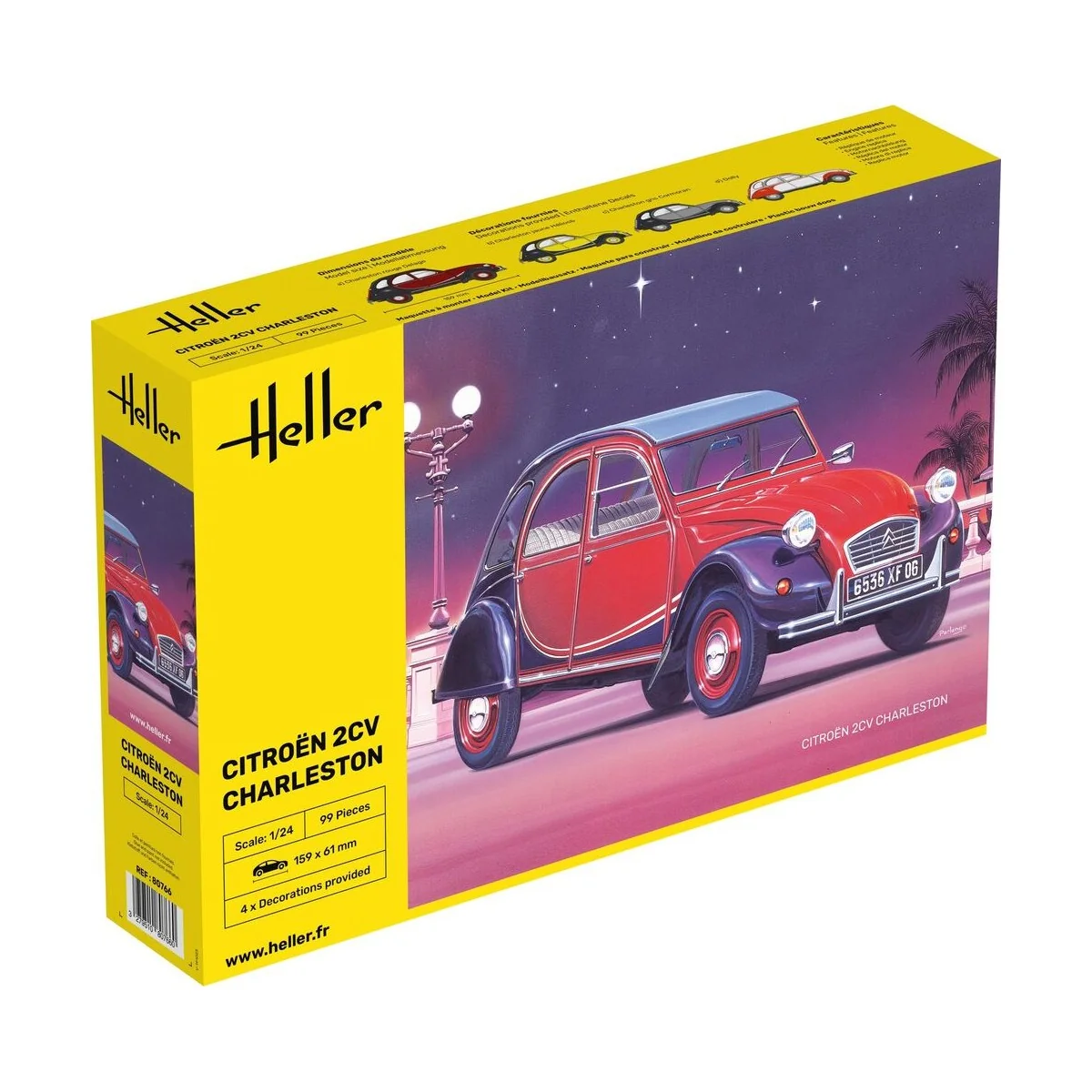 Citroen 2CV Charleston, 1/24 - Heller 80766