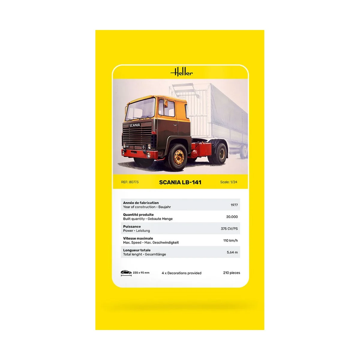 Truck LB-141, 1/24 - Heller 80773
