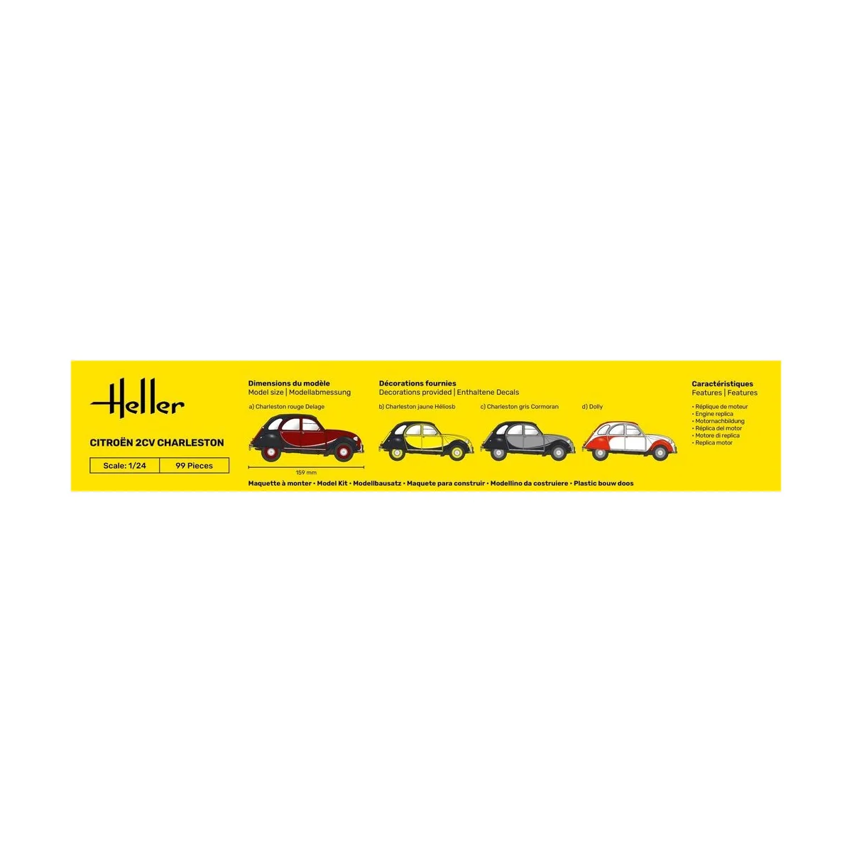 Citroen 2CV Charleston, 1/24 - Heller 80766