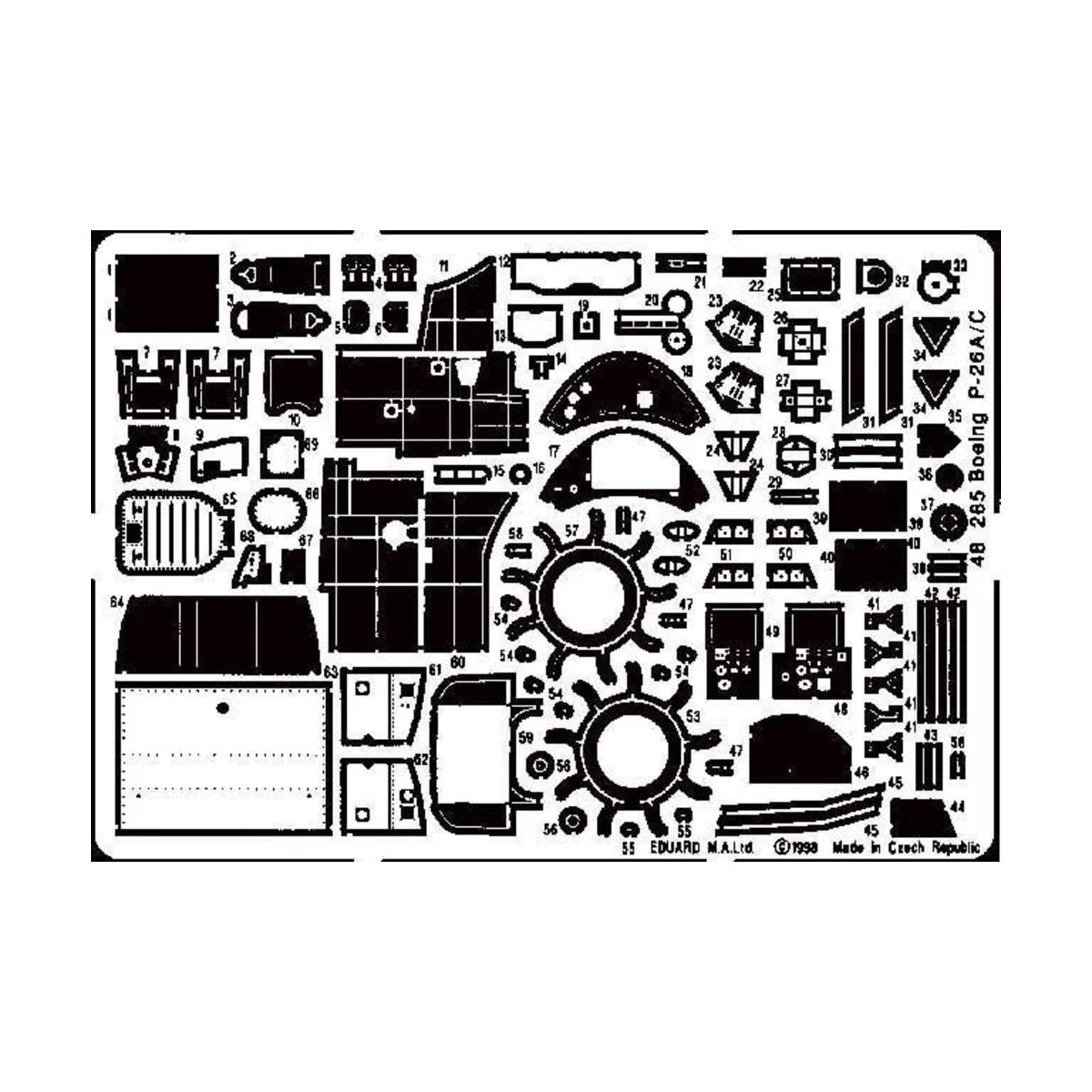 P-26 A/C Peashoper - Eduard Accessories 48265