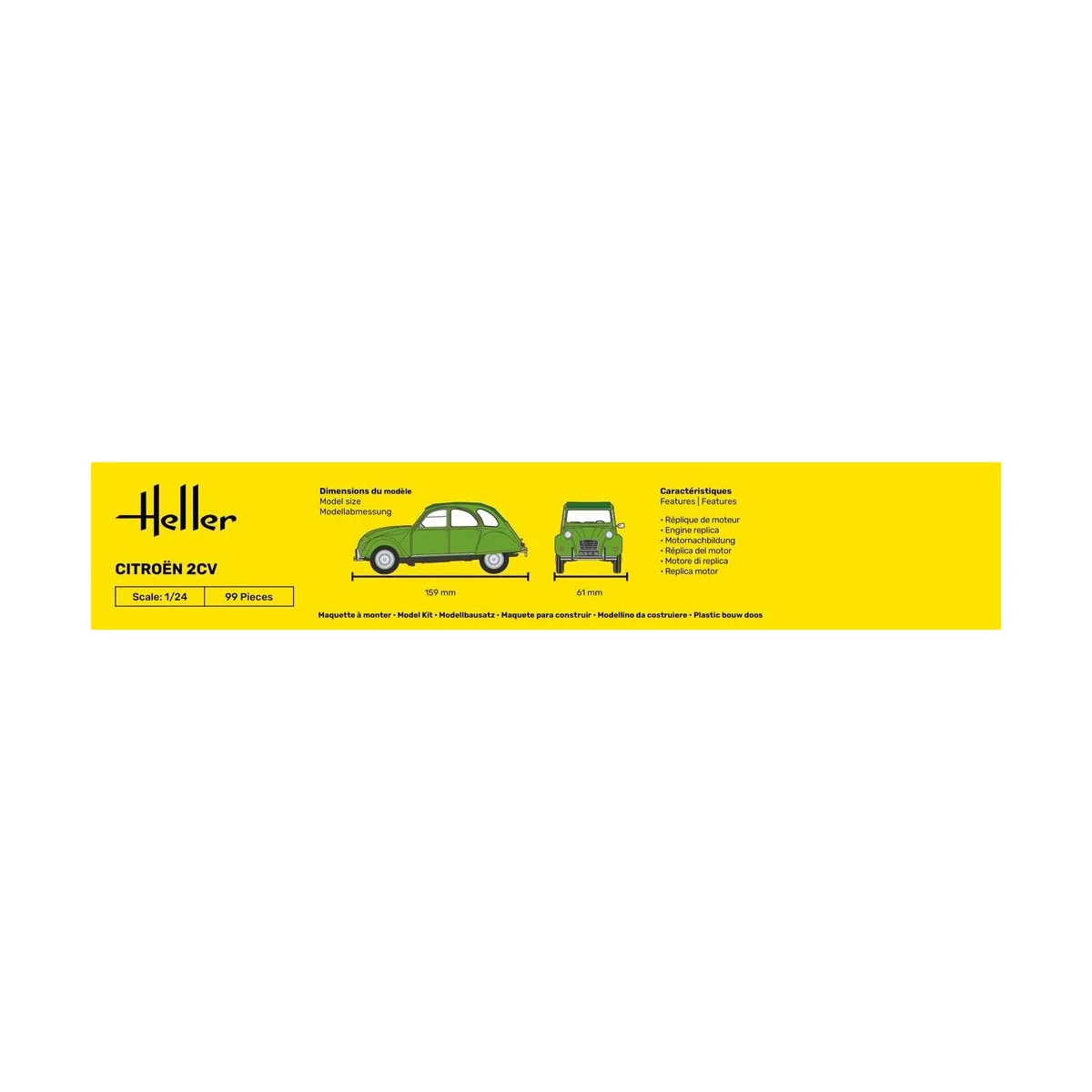 Citroen 2 CV, 1/24 - Heller 80765