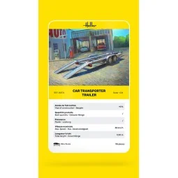Car Transporter Trailer, 1/24 - Heller 80774 2