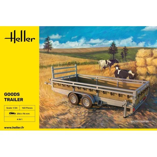 Goods Trailer, 1/24 - Heller 80778