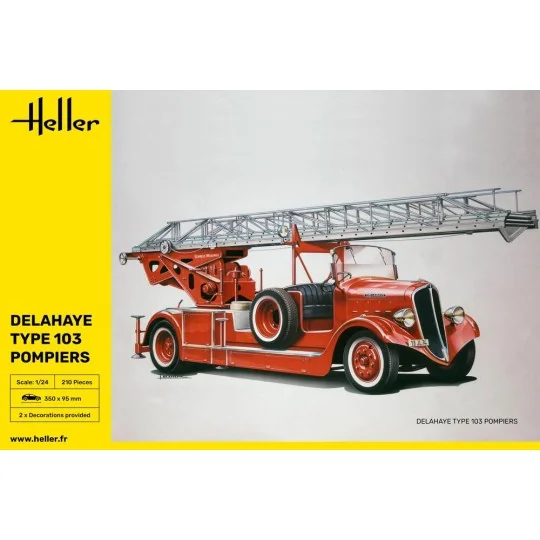 Delahaye Type 103 Pompiers, 1/24 - Heller 80780