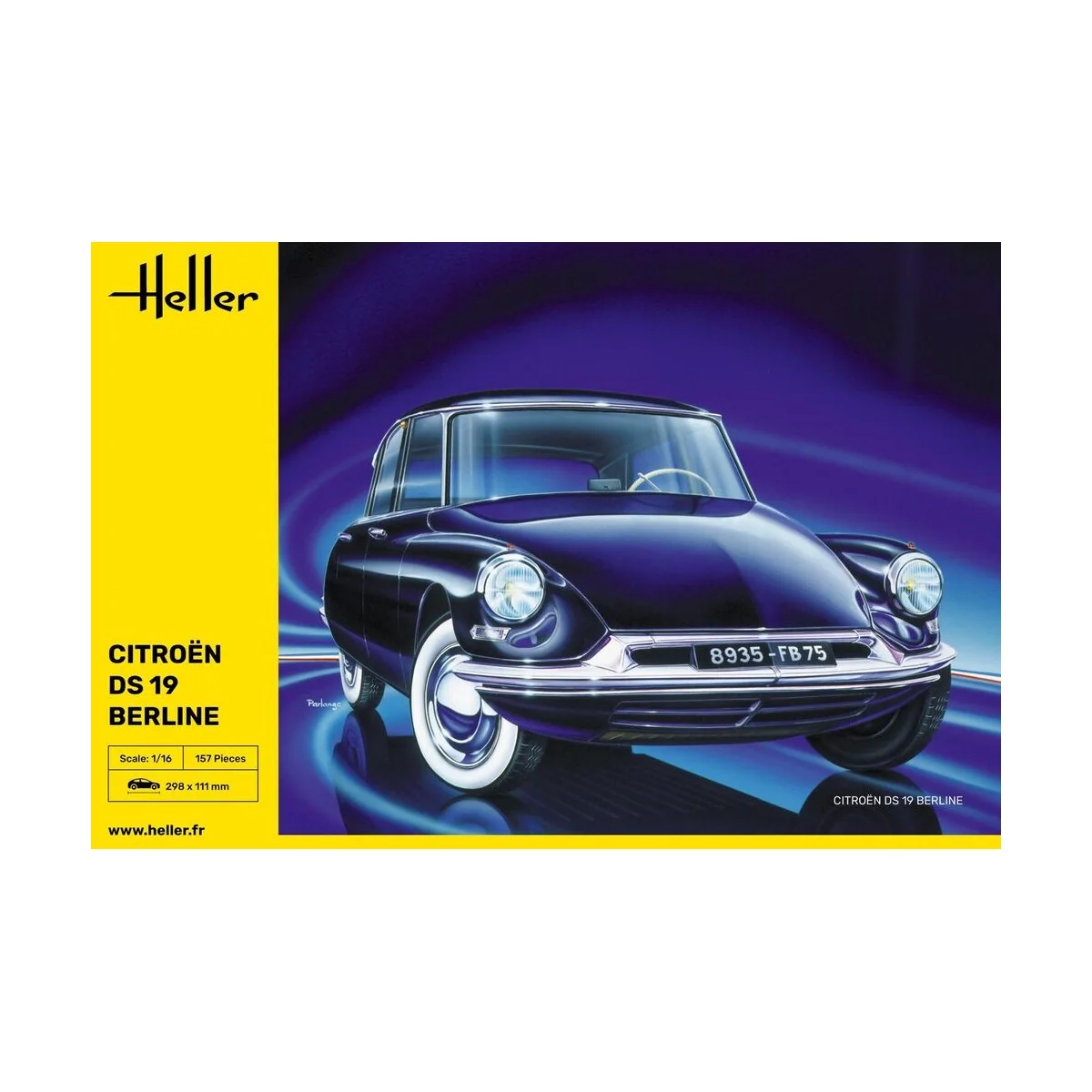 Citroen DS 19, 1/16 - Heller 80795