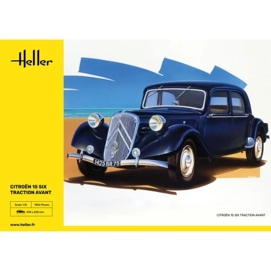 Citroen 15 SIX Traction Avant, 1/8 - Heller 80799