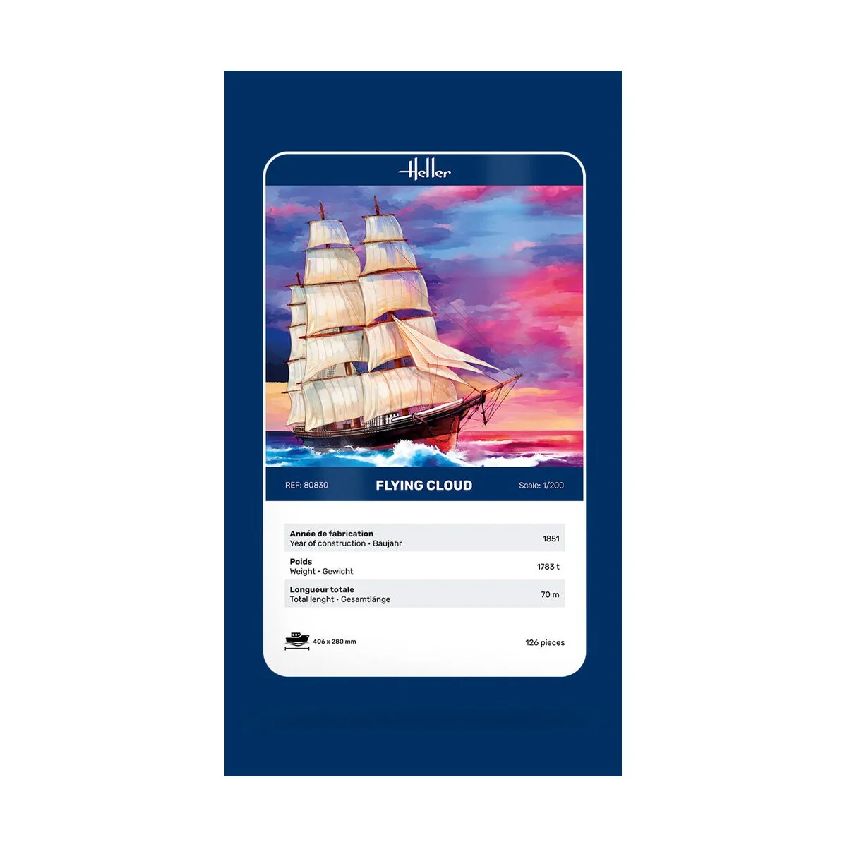 Flying Cloud, 1/200 - Heller 80830