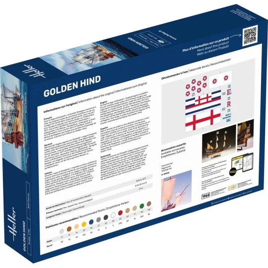 Golden Hind, 1/96 - Heller 80829