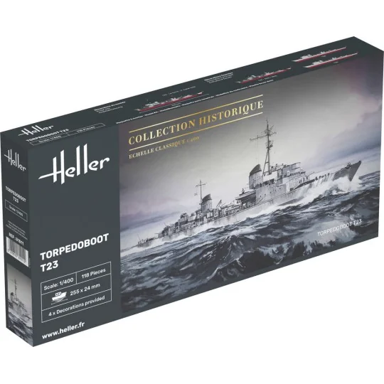Torpedoboot T23, 1/400 - Heller 81011
