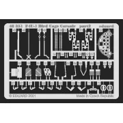 F4U-1 Bird Cage Corsair - Eduard Accessories 48351