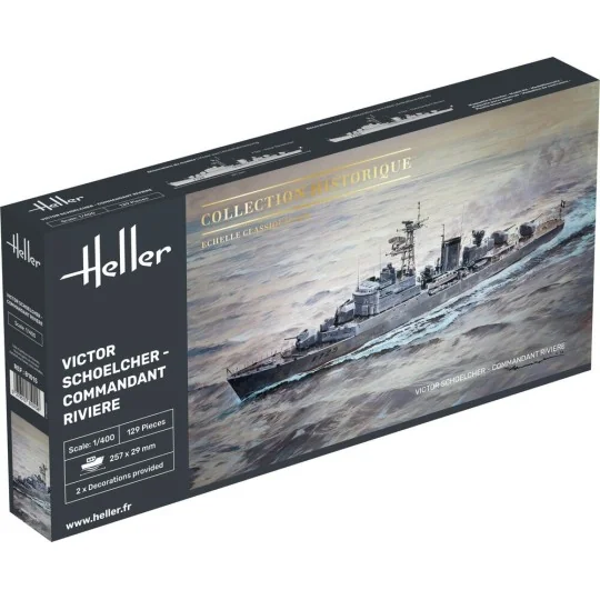 Victor Schoelcher - Commandant Riviere, 1/400 - Heller 81015