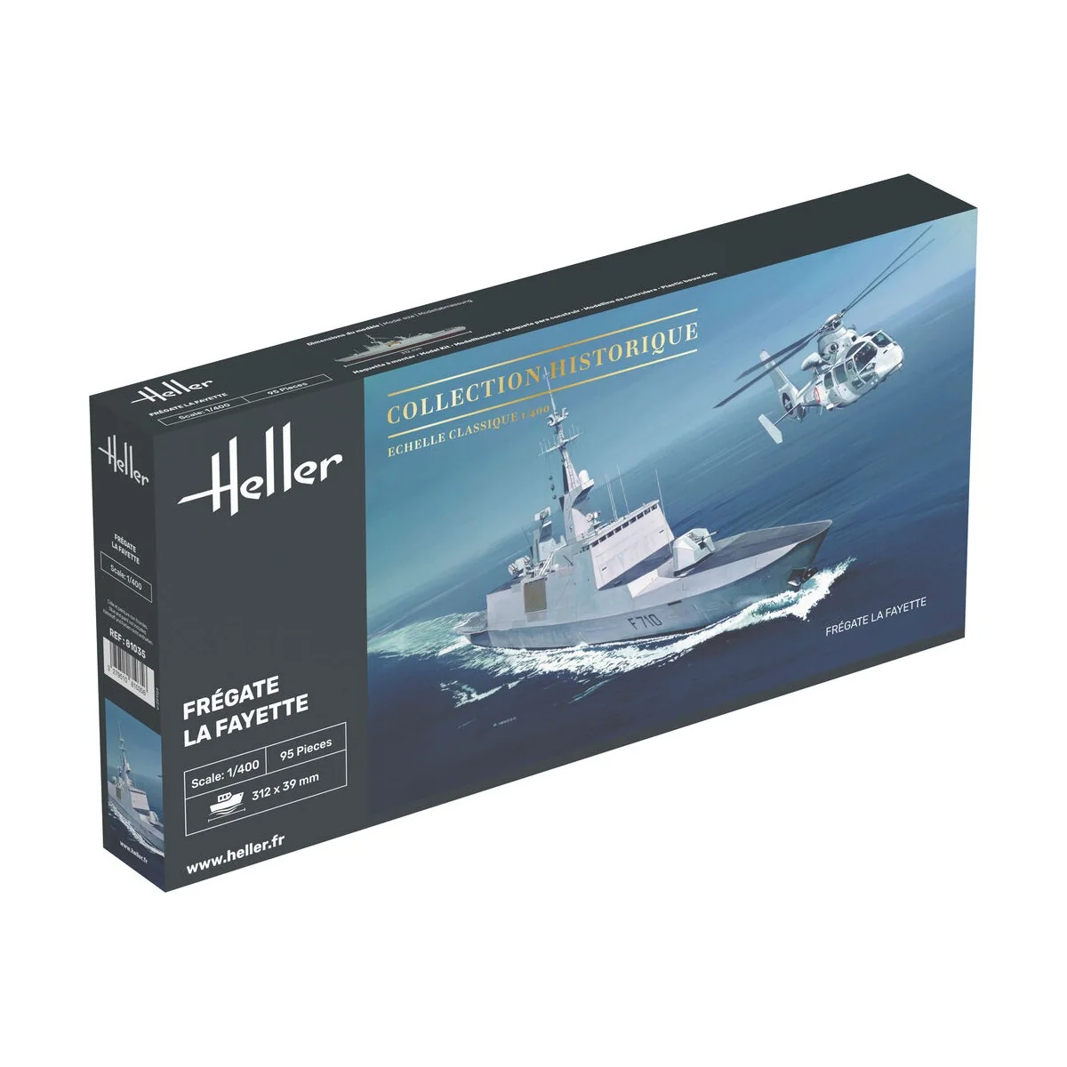 Frégate La Fayette, 1/400 - Heller 81035