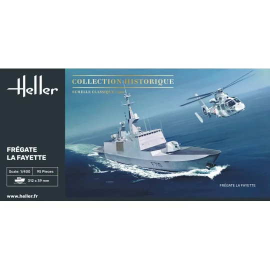 Frégate La Fayette, 1/400 - Heller 81035