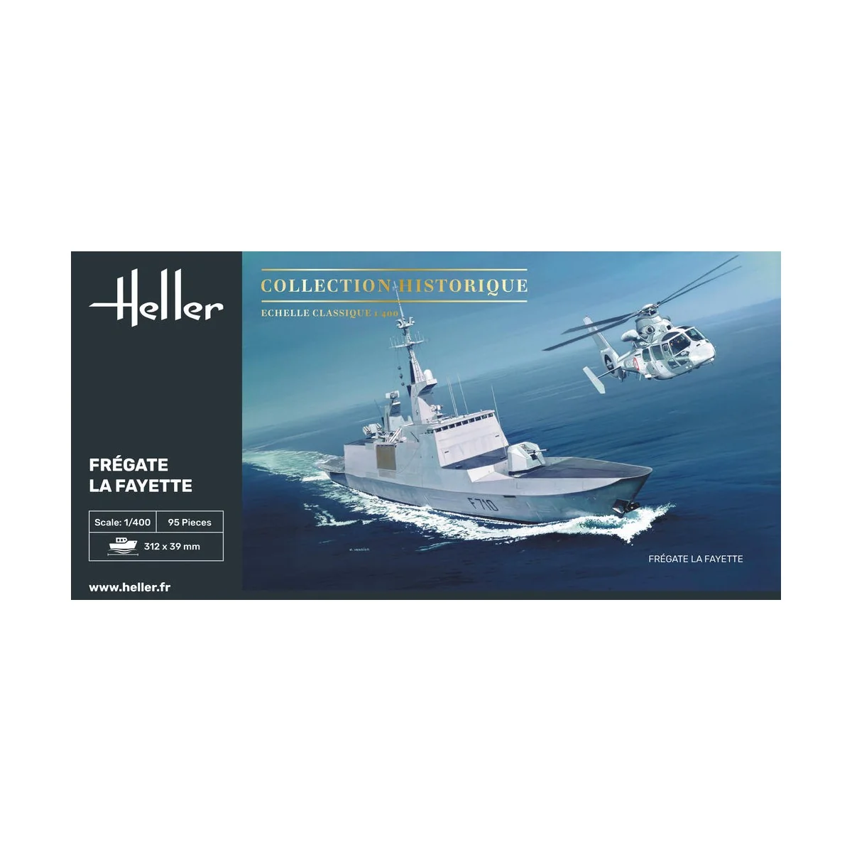 Frégate La Fayette, 1/400 - Heller 81035
