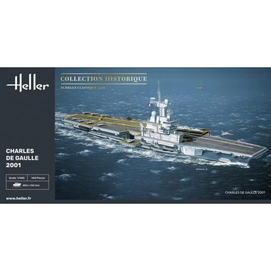 Charles de Gaulle, 1/400 - Heller 81072