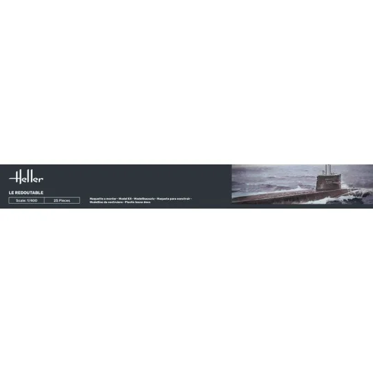 U-Boot S/M Redoutable, 1/400 - Heller 81075