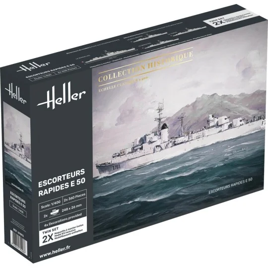 Escorteurs Rapides E 50, 1/400 - Heller 81093