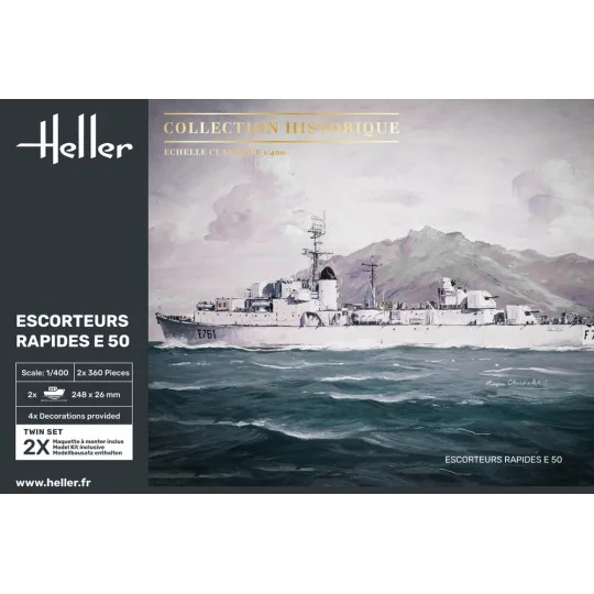Escorteurs Rapides E 50, 1/400 - Heller 81093
