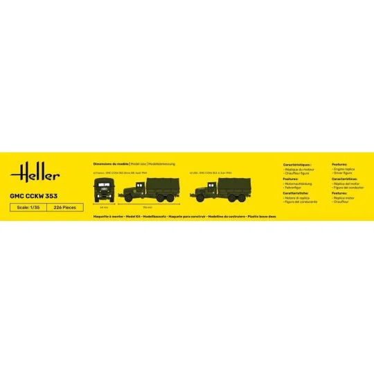GMC CCKW 353, 1/35 - Heller 81121
