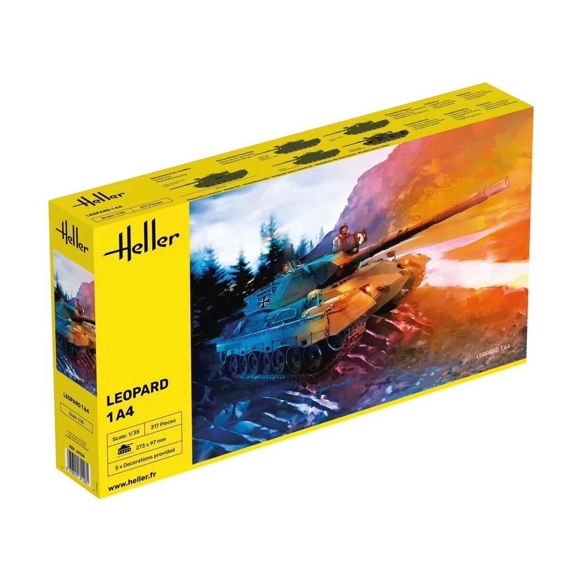 Leopard 1A4, 1/35 - Heller 81126
