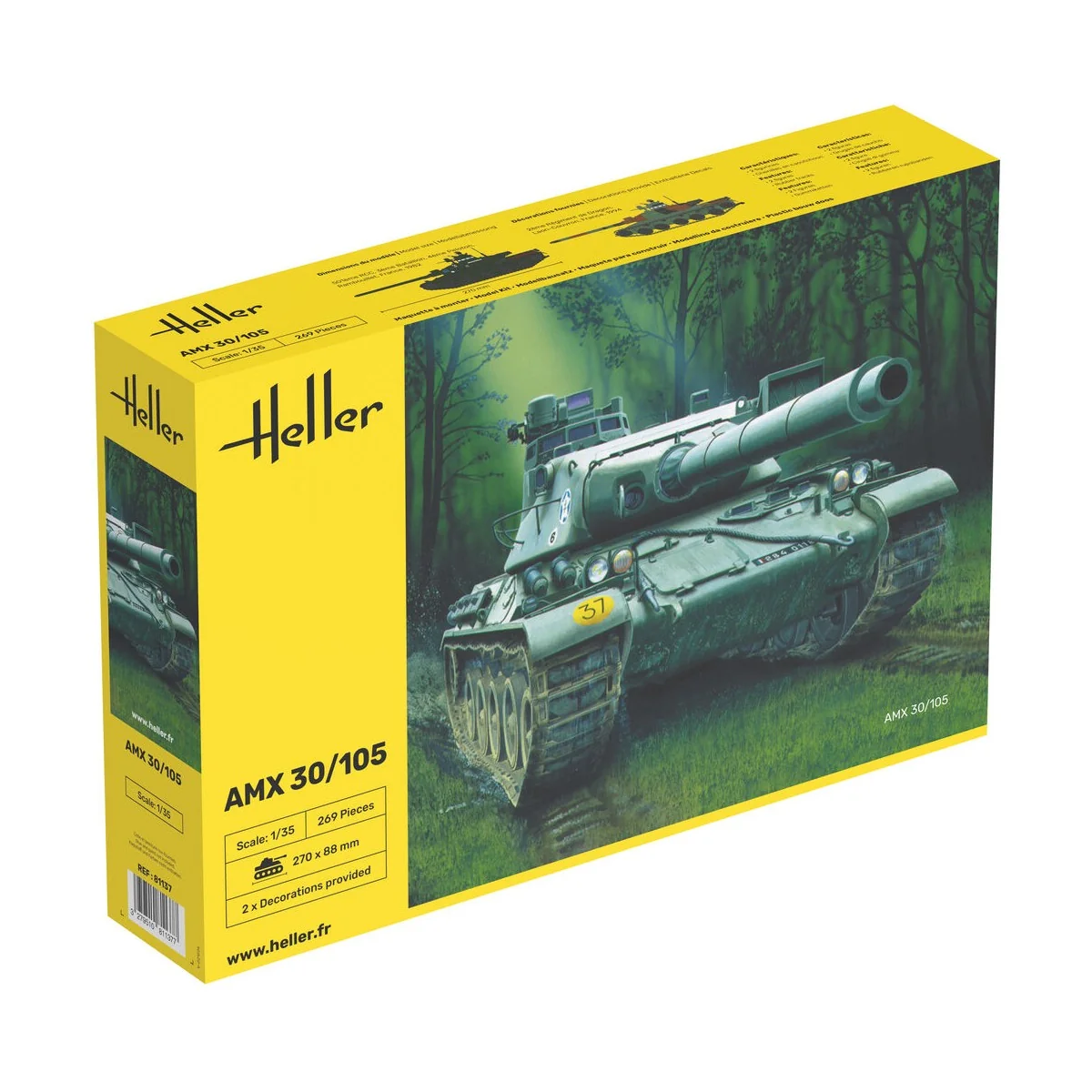 AMX 30/105, 1/35 - Heller 81137