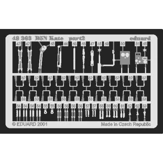 B5N Kate, 1/48 - Eduard Accessories 48363 B5N Kate, 1/48 - Eduard Accessories 48363