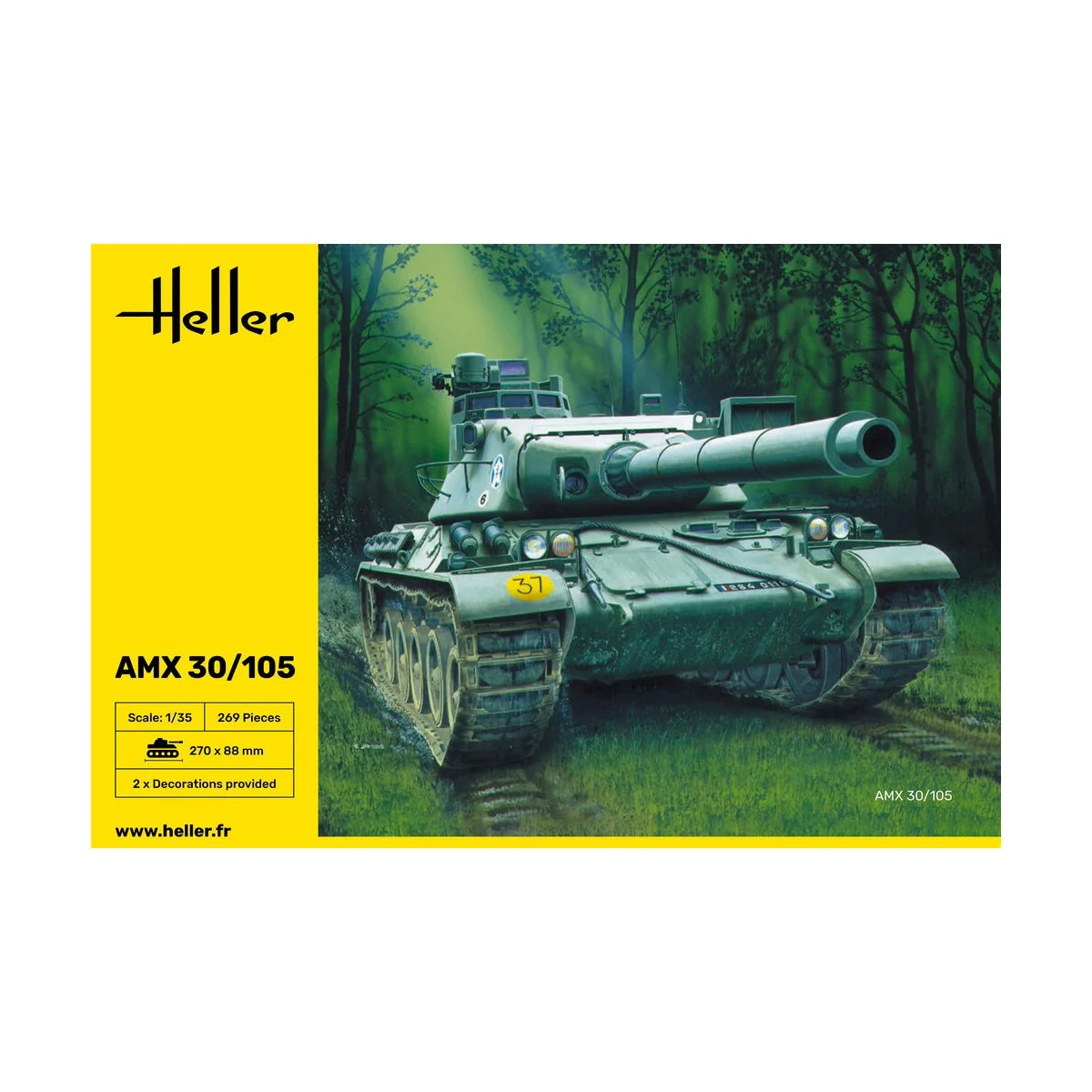AMX 30/105, 1/35 - Heller 81137
