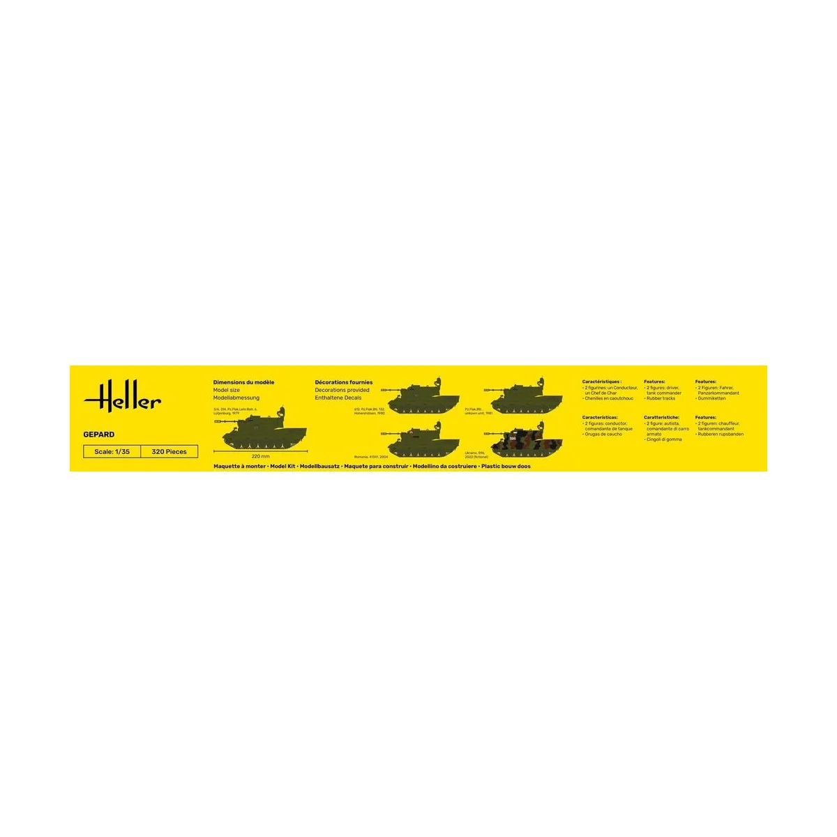 Gepard, 1/35 - Heller 81127
