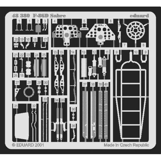 FF-86D Dog Sabre, 1/48 - Eduard Accessories 48380 FF-86D Dog Sabre, 1/48 - Eduard Accessories 48380