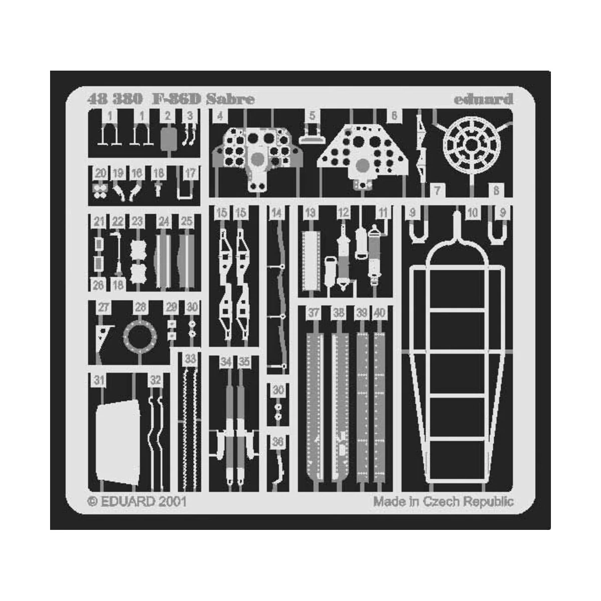 FF-86D Dog Sabre - Eduard Accessories 48380
