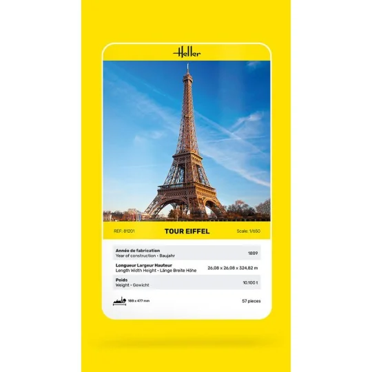 Tour Eiffel, 1/650 - Heller 81201