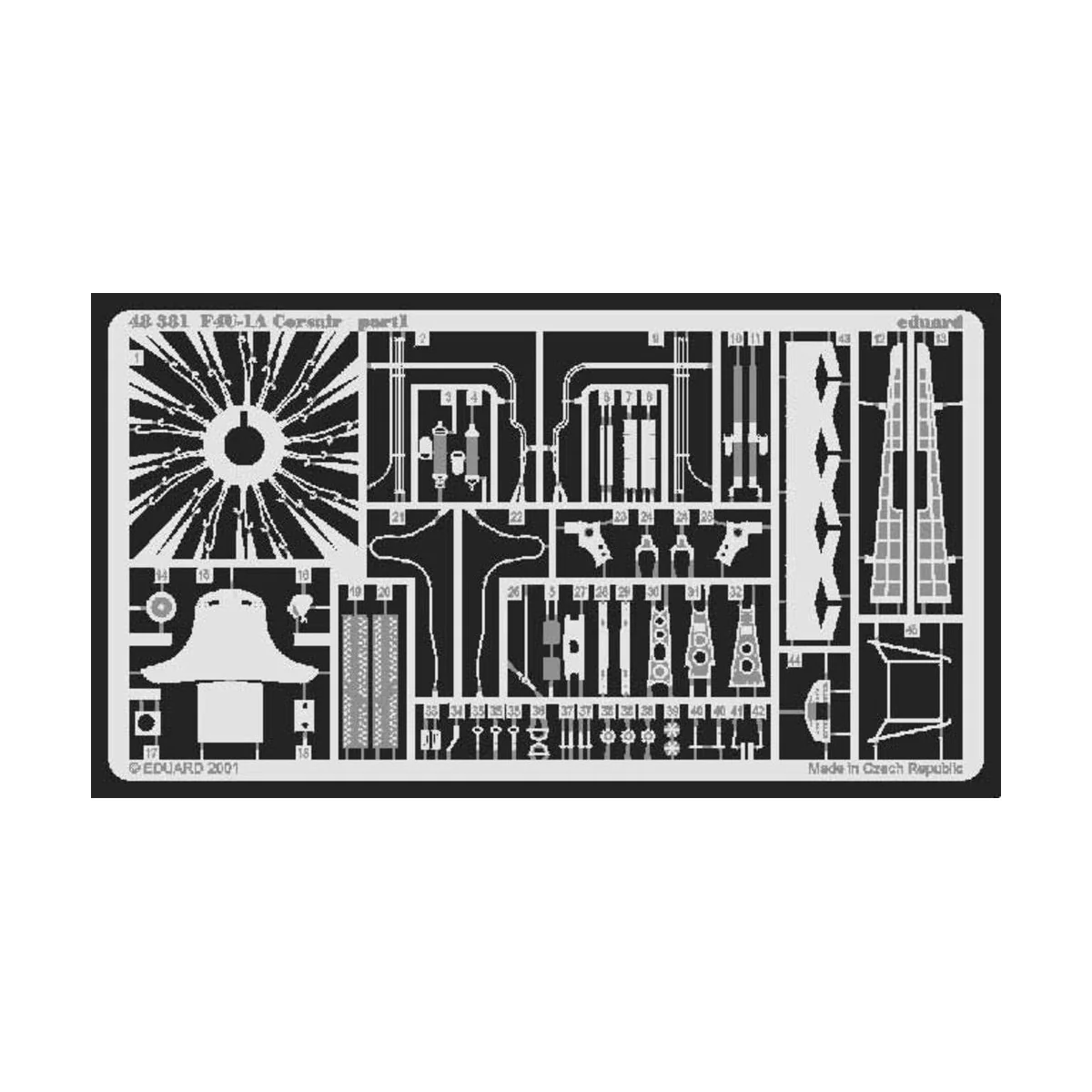 F4U-1 A Corsair, 1/48 - Eduard Accessories 48381