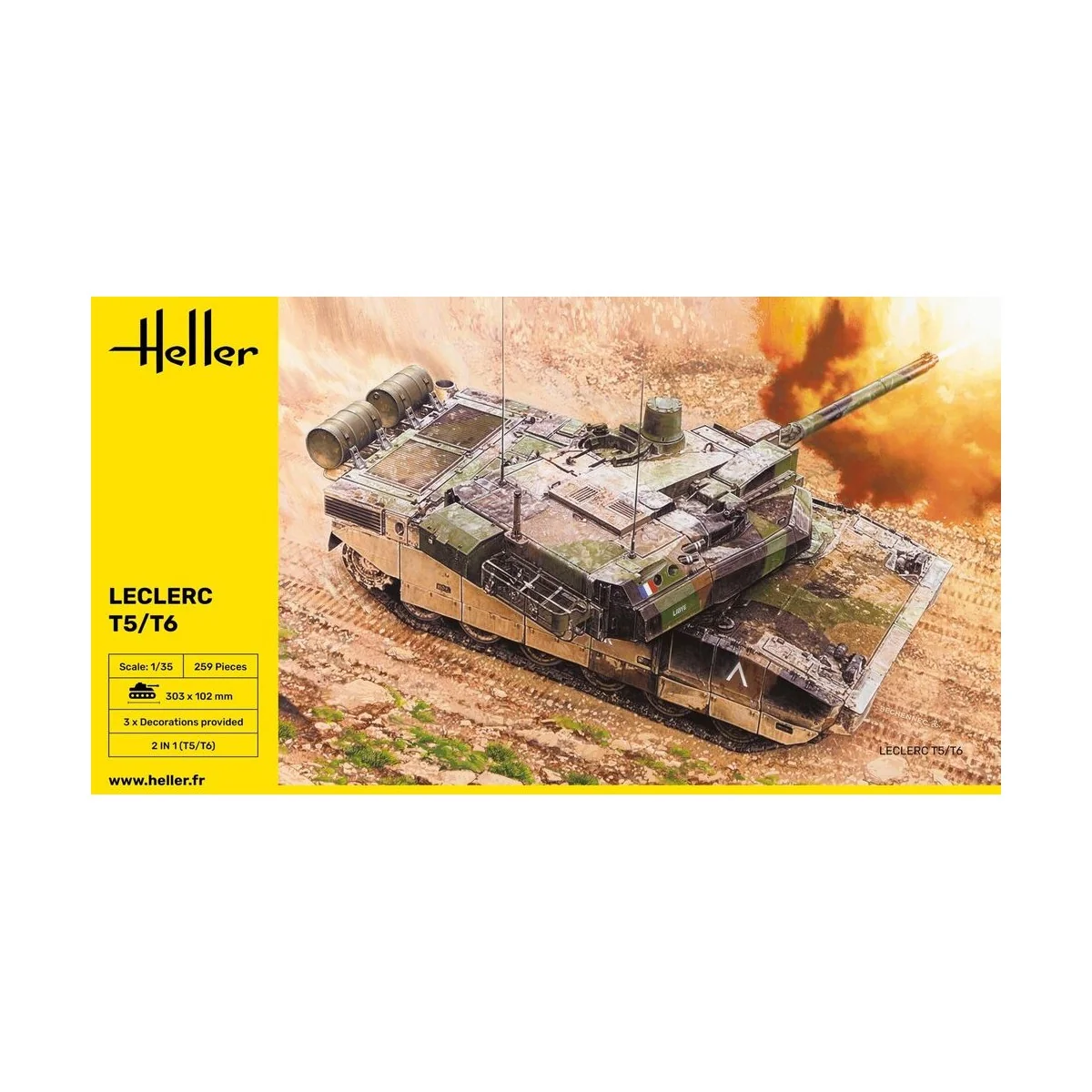 Leclerc T5/T6, 1/35 - Heller 81142