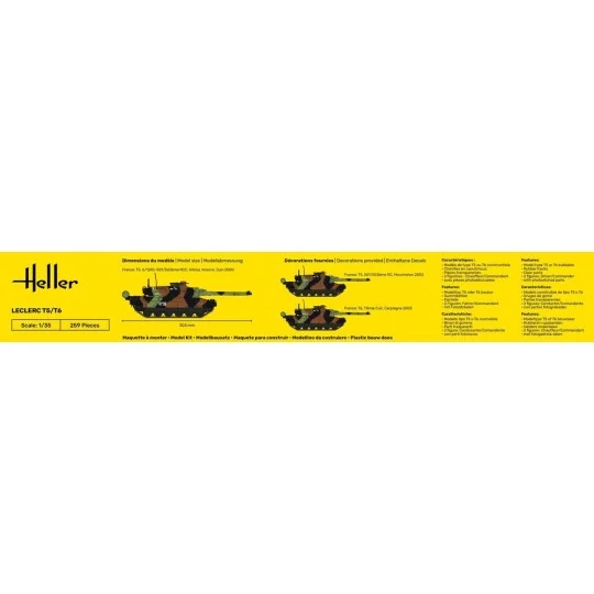Leclerc T5/T6, 1/35 - Heller 81142