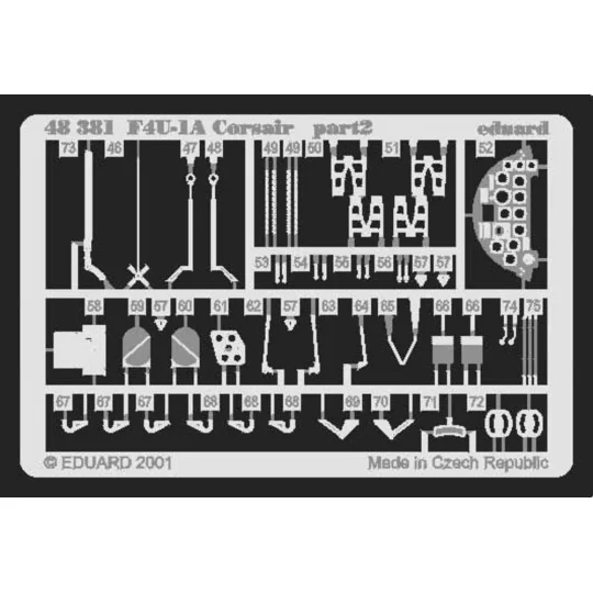 F4U-1 A Corsair - Eduard Accessories 48381