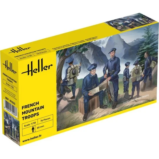 French Mountain Troops, 1/35 - Heller 81223